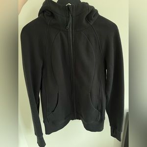 Lululemon Full Zip Scuba Black Size 6